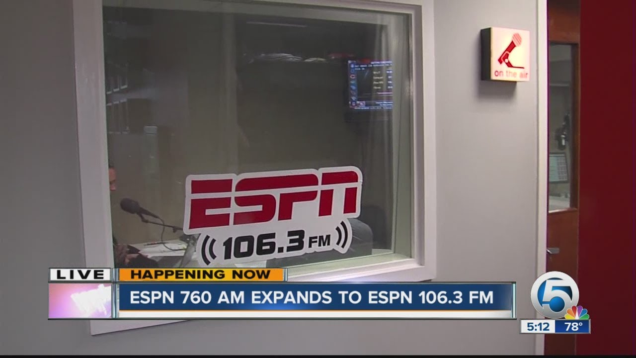 ESPN 760 AM expands to ESPN 106.3FM YouTube
