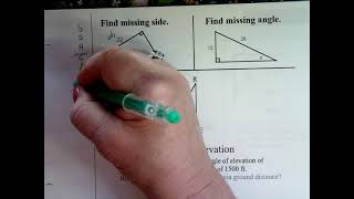 PreCalculus Section 8-4: Solving Right Triangles