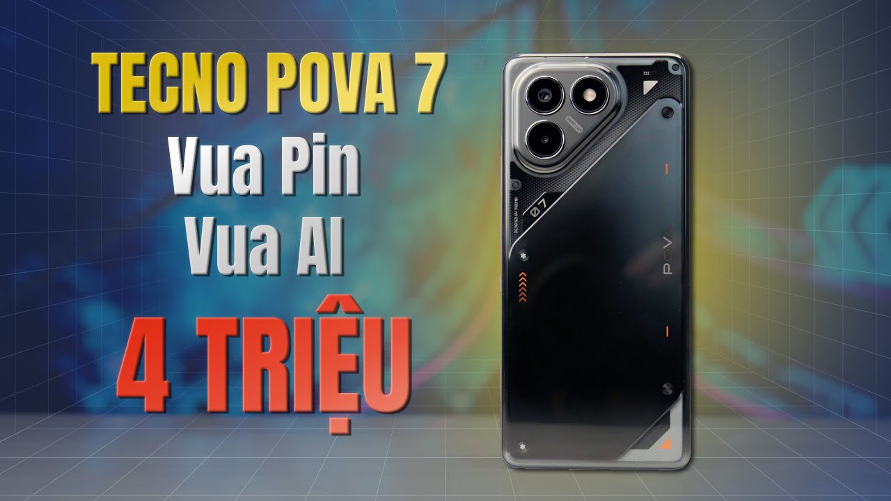 Đập Hộp Tecno Pova 7 - Vua Pin 7000mAh, Vua AI Tầm Giá 4 Triệu!
