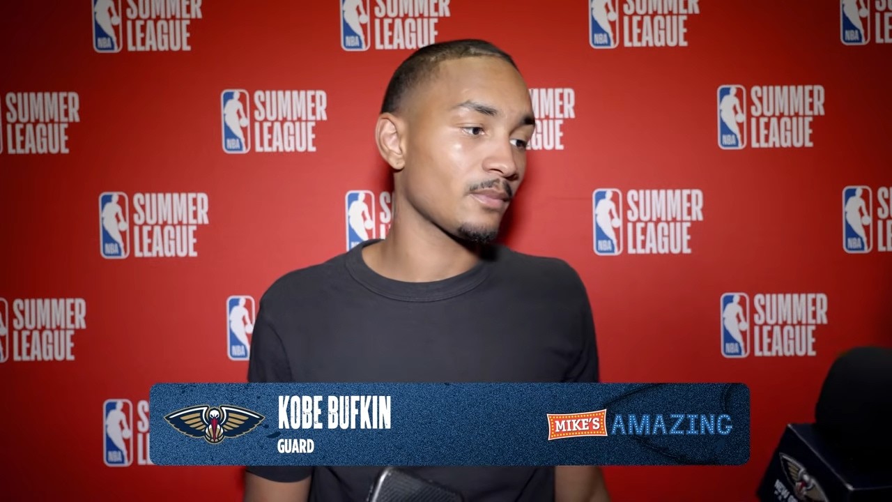 Kobe Bufkin Postgame Interview | 2026 NBA Summer League | July 9, 2026