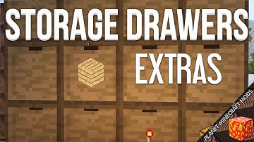 Storage Drawers Extras Mod 1.12.2/1.11.2/1.10.2 (More Wood Styles) for Minecraft PC