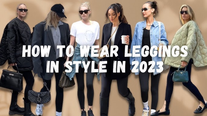 How to dress: Dresses with leggings 