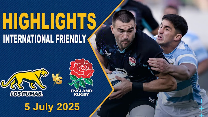 Argentina vs England Full Highlights | Rugby International Friendly 2025