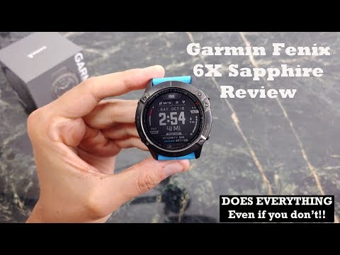 Garmin Fenix 6X Sapphire Review : More than you know! - YouTube