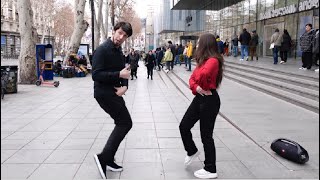 Dari Duri Lezginka 2023 Девушка Танцует Супер На Улице Руставели Чеченская Лезгинка ALISHKA Dance Resimi