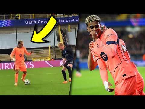 Lamine Yamal Vs Club Brugge Crazy Goal Skills Club Brugge Vs Barcelona Highlights Champions League
