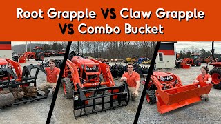 Root Grapple vs Claw Grapple vs Combo Bucket