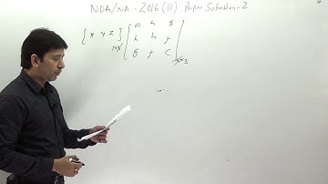 NDA /NA -2, 2016 complete paper Solution-2 | NDA Solved Papers | NDA Previous year paper Solution