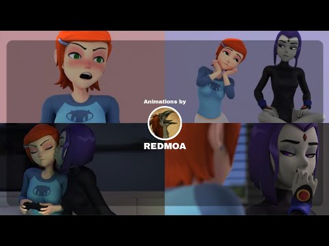 Gwen & Raven Animations [by. Redmoa]