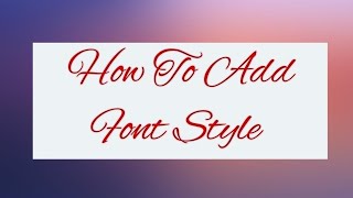 How To Add Font Style || How To Copy Font Style screenshot 4