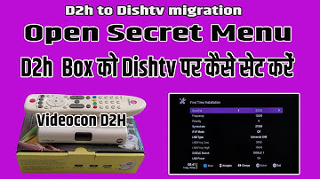 How to set up D2H box on Dishtv | D2h to Dishtv Migration