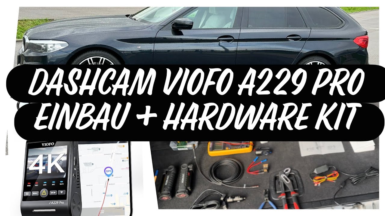Einbau Dashcam+ Hardware Kit Viofo A229 Pro im BMW G31/G30