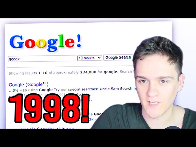 Easter Egg leva a túnel do tempo do Google - basta procurar por 'Google in  1998' - Blue Bus
