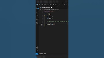 logical operators in C language #youtubeshorts #shorts #coding