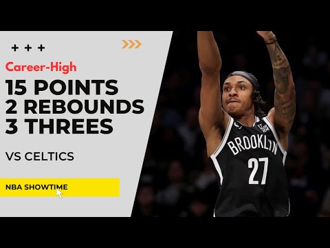 Maxwell Lewis CAREER-HIGH 15 Points, 3 Threes vs Celtics - Mar 15, 2025 I 2024/25 season