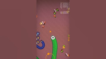 worms zone game level 8 | #shorts #short #gameplay #wormszoneio #android #androidgames