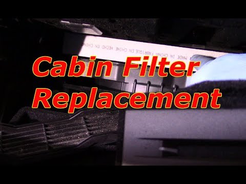 How to replace the cabin filter 2013 Cadillac ATS