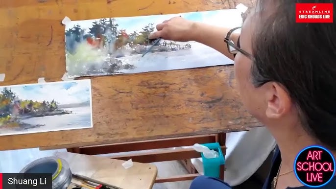 Watercolor Plein Air Basics: A Guide to Outdoor Watercolor Painting by  Shuang Li