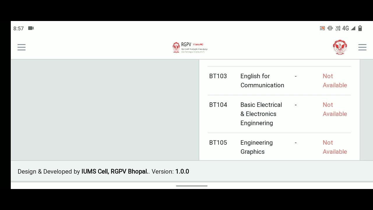 RGPV Online Exam Update | Mathematics 1 BT-102 MCQ😮