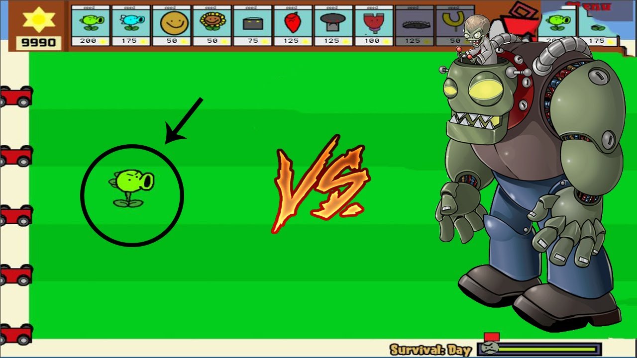 99 Cob Cannon vs All Pea PvZ vs Dr. Zomboss PVZ Paint Pack - YouTube