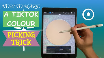 How To Make A TikTok Color Picking Trick In Procreate