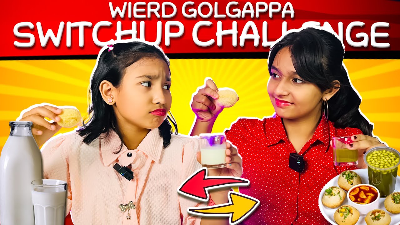 Wired Golgappa Switch Up Challenge 🌶️💦 | Pari vs Priyanshi 🤯