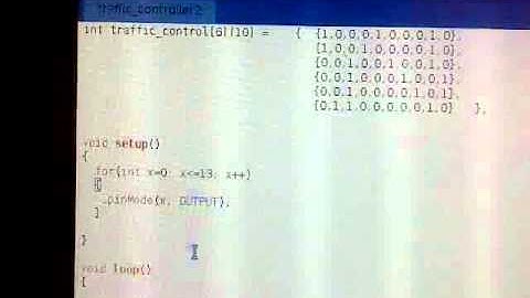 Traffic Light Controller - Arduino Microcontroller 2