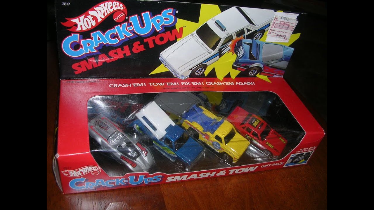 Hot Wheels Crack-Ups 1980s Mattel Vintage Toy Review 