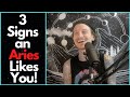 3 Signs an Aries Likes You!