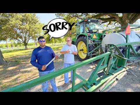 Who Ripped The Boom Off The Sprayer?