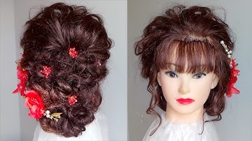 hướng dẫn làm tóc cô dâu , tóc dợn sóng, tóc bới, tóc tết, tóc xõa, các kiểu tóc đẹp (P48)