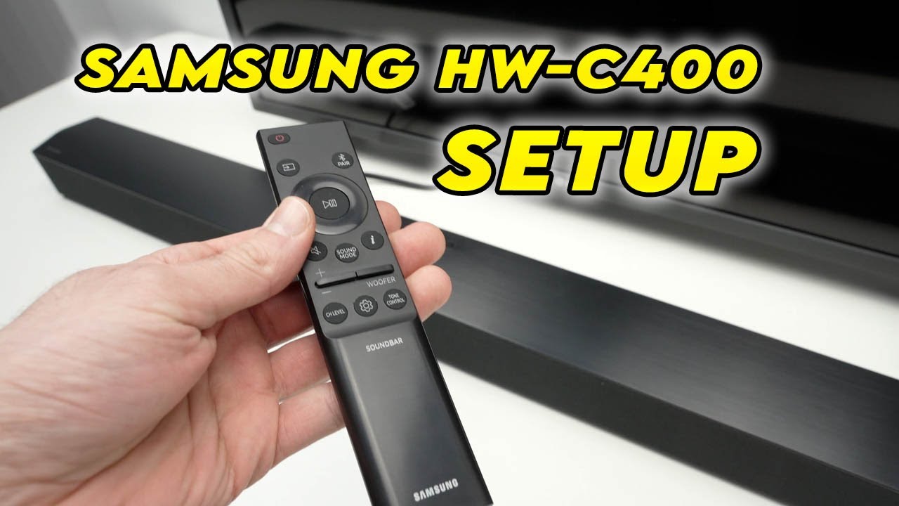 How to Use & Setup Your Samsung Soundbar HW-C400 How to Use & Setup Your Samsung Soundbar HW-C400