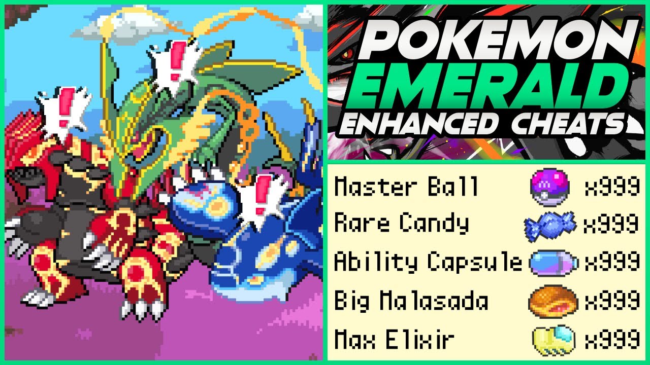 Pokemon Emerald Gameshark Codes - Pokemon Emerald Cheats