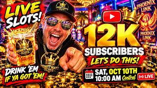 🔴 LIVE SLOTS! Can We Hit a HUGE JACKPOT & 12K Subs?! 🎰 screenshot 2
