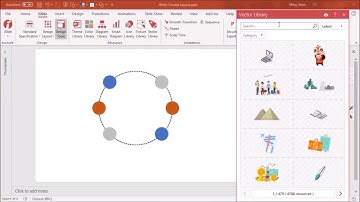 iSlide PowerPoint add-in: a Quick Circular Demo.