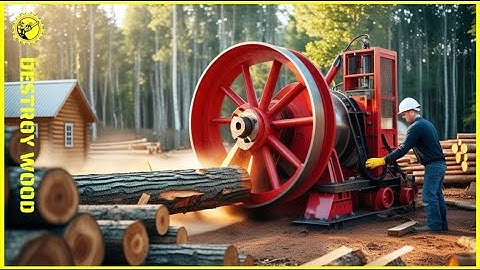 20 Fastest Automatic Firewood Processing Machine | World