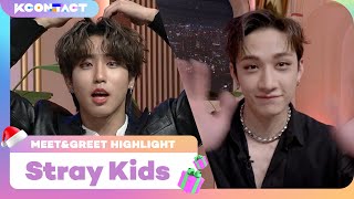 Stray Kids (스트레이 키즈) | MEET\&GREET HIGHLIGHT | S3 | KCON:TACT SPECIAL WEEKS 🎅