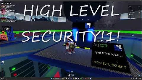 all 3 codes pinewood computer core (top secret)