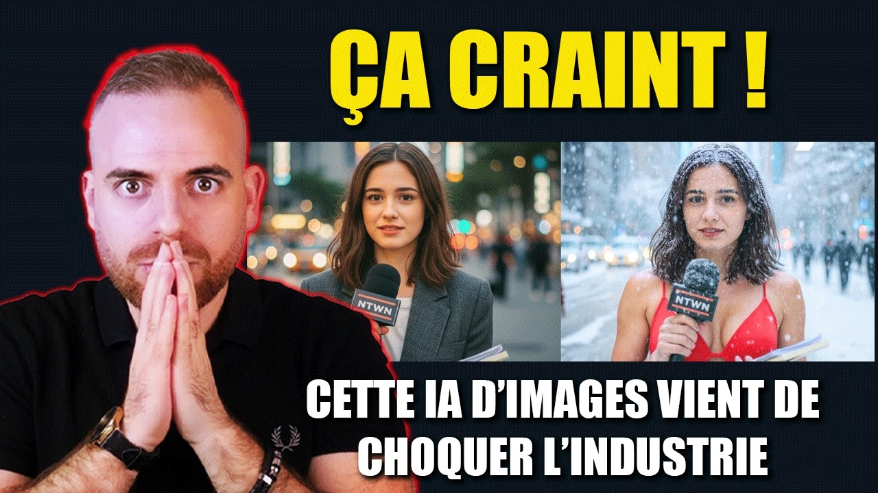 L'IA N°1 MONDIALE pour les images est sortie (je l'ai testée)