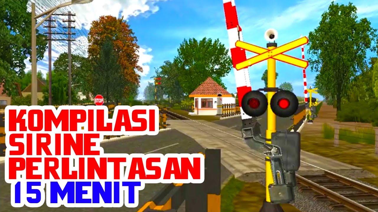 Flashback Kompilasi Aneka Sirine Perlintasan Kereta Api - Trainz Simulator Indonesia Episode 75