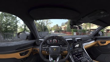 Lamborghini URUS - 12K Interior 360 video - VRED 32bit render