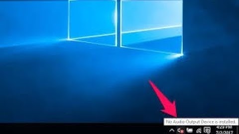 No audio output device is installed Windows 7 audio problem    YouTube