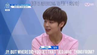 [ENG SUB] Where did Jihoon get his aegyo? CUT