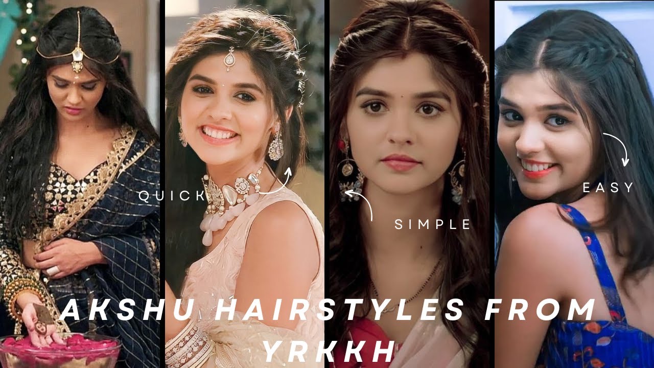 cute princess hairstyle inspired by akshara goenka #parnalihairstyle  #akshuhairstyle - YouTube