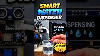 I Made a Smart Touchless Water Dispenser using ESP8266 🤯#subscribe #viral #views #support #like 💥👍🏻
