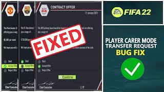 FIXED - Not Getting Transfer Offers in FIFA 22 \& 23 Player Career Mode Bug