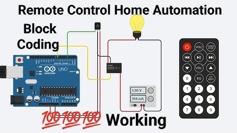 How to Make ir remote control tinkercad automation | Home  Automation tinkercad
