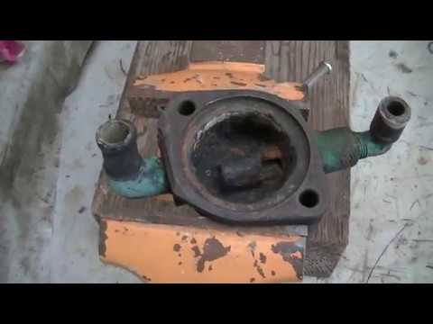 Fisher 30 Refit : #63 Thermostat housing clean up - YouTube