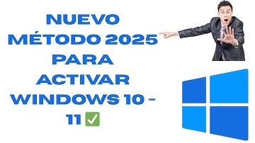 Como Activar Windows 10/11 ✅ ¡Fácil y Rápido! - Nuevo Método 2025