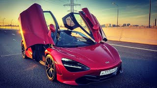 McLaren 720s in night_Moscow